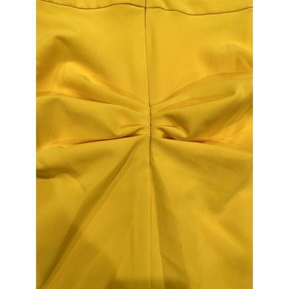 Nicole Miller Collection NWT Lace Cutout Minidress in Yellow Size 0 - Picture 6 of 8